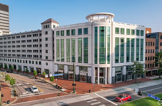 Exterior view of law firm building